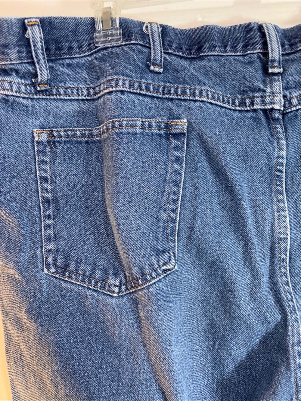 Classic Rustler Men's Blue Denim Jeans. J-12 - Picture 6 of 11